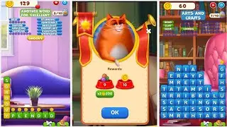 Kitty Scramble: Word Stacks Level 112 to 115 Full HD|| By Clever App Pte. Ltd
