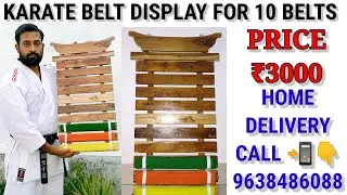 Karate Belt Display | Karate Belt Holder | Karate Belt Display Case | Karate Belt Display Ideas