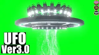 UFO Effect 3 Green Screen + Overlays With Sound FX | 