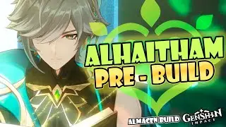 ALHAITHAM PRE BUILD! 💚☘ - Alhazen Materiales de ascensión, Artefactos - Genshin Impact