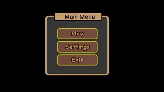 Main Menu create in different colour | Main Menu UI setting with screen | Unity Main Menu