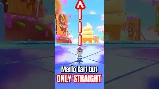 Can you Win a Race on 150cc in a Straight Line? #mariokart #mario #nintendo #gaming