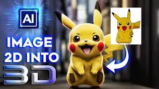 How to Turn Any 2D Image into a 3D Image Using AI in 3 Minutes!🔥(FREE)🚀