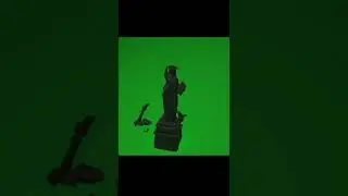 Green Screen statue of Liberty falling green screen