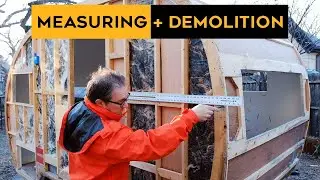 MEASURING TIPS & DEMOLITION of my VINTAGE CAMPER photo booth