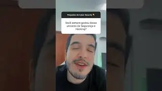 VOCÊ SEMPRE GOSTOU DESSE UNIVERSO DE SEGURANÇA E HACKING?