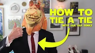 How to Tie a Tie with Jar Jar Binks