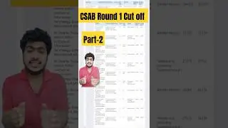 CSAB Round 1 Cut off 2024 IIIT Jabalpur 🚨 || CSAB Vacant seat 2024 😱|| CSAB Seat Matrix 2024 🔥