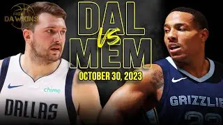 Dallas Mavericks vs Memphis Grizzlies Full Game Highlights | October 30, 2023 | FreeDawkins