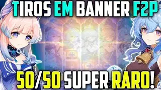 O QUASE IMPOSSÍVEL ACONTECEU!! TIROS EM BANNER F2P NO 50/50! GANYU e KOKOMI - GENSHIN IMPACT RERUNS