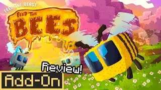 FEED The BEES ADDON is Perfect for Minecraft Survivalist (in-depth review)
