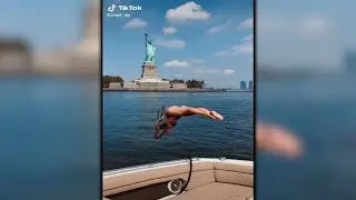 Social media reacts after woman jumps into Hudson River on TikTok