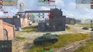 WoT Blitz. Взвод Е50М и M48Patton - ставят врагов на колени