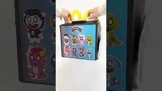 UNBOXING Poppy Playtime Chapter 4 MCDONALDS BOX❗️Nightmare Critters Surgry😱 #papercraft #unboxing