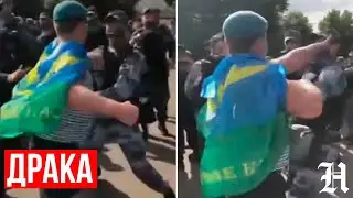 VDVshniki against ROSGVARD! Fight in Gorky Park MOSCOW. DAY OF THE VDV 2020