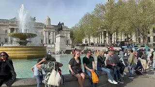 England, London Summer 2024 |  4K HDR Walking Tour | London Virtual Summer Streets walk London