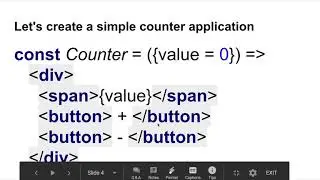 050 a simple react redux counter example part 1