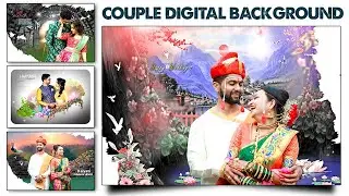 Couple Digital Background ll Ai Background for Photo ll Photo Editing Tutorial