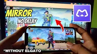 Best Screen Mirroring software for Live Stream PUBG/BGMI mobile on PC with OBS using AnyMiro