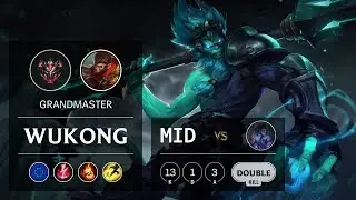 Wukong Mid vs Sylas - EUW Grandmaster Patch 9.9
