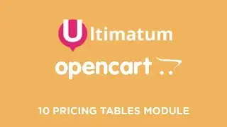 10 Ultimatum OpenCart Theme - Pricing Tables Module