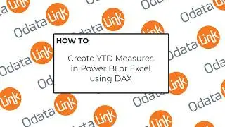 Create Year-To-Date (YTD) measures in DAX