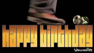 Cool Beer Animation as Happy Birthday greeting