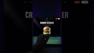 Next-Level Burger Website Animation Made in Figma