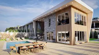 Terrace Park Villa Turu - Villa Projeleri 3 Boyutlu Tasarım ve Modelleme - Müstakil Ev Modelleri