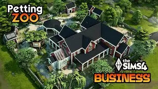 Functional PETTING ZOO - FARM and much MORE! | The Sims 4 Bussineses & Hobbies | Speed Build
