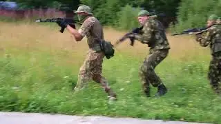 Показательное выступление бойцов Юнармии (Преображенский ОСЦ)