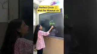 Perfect Circle wait For Himmat sir💯😍🤣 #shorts #maths #circle