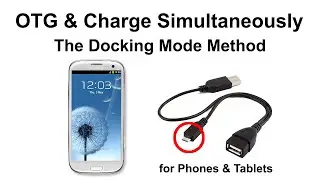 DIY OTG & Charging Simultaneously [DIY Docking Station for Samsung Galaxy S3, S4, Note] - Smart Dock
