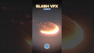 Slash #VFX in #Godot #gamedev #indiedev