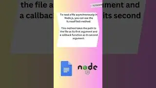 Node js Read File Async 