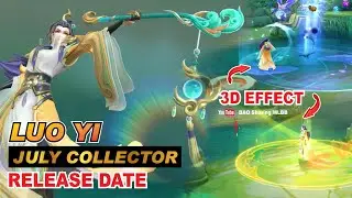 3D LUO YI COLLECTOR Skin Skill EFFECT | RELEASE DATE July | New VOICE LINES Elysium Guardian