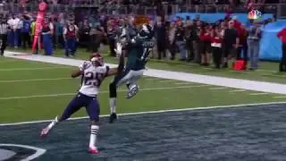 Alshon Jeffery 'Mosses' Eric Rowe on 34 yard TD catch! Eagles Vs Patriots| Super Bowl 52