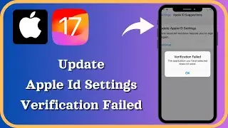 How to Fix Update Apple ID Settings Verification Failed | iPhone - iPad
