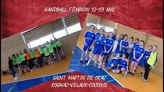 Handball féminin-St Martin de Crau --- Rognac-Velaux-Coudoux