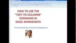 How to use the Text-to-Columns command in Excel 2013, 2010, 2007