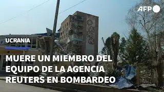 Agencia Reuters anuncia que un empleado murió en bombardeo en Ucrania | AFP