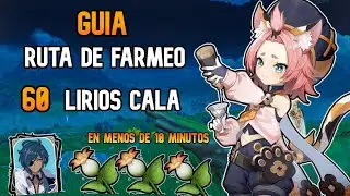 ▶❤DONDE CONSEGUIR LIRIOS CALA -Ubicacion -Localizacion | Ruta De Farmeo Lirio cala || Genshin impact