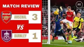 ARSENAL 3-1 BURNLEY REVIEW | Fabio Vieira Red Card!!! | Premier League