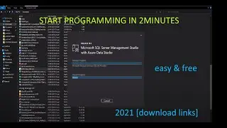 How to download and install SQL server and management studio