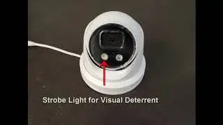 Hikvision Turret AcuSense Darkfighter With Built in Speaker Demo
