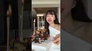 MUKBANG CAKE YANG DI BIKIN CUSTOM SAMA DITA SECRET NUMBER !
