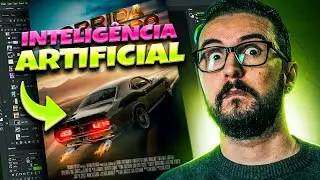 Usei APENAS imagens de IA pra criar esse POSTER de Filme