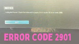 How To Fix Error Code 2901 In COD Modern Warfare 3 On Windows 11
