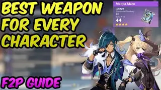 BEST FREE TO PLAY WEAPON FOR EVERY CHARACTER - Blacksmith Crafting Guide | Genshin Impact