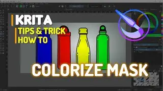 Krita How To Use Colorize Mask